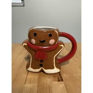 Target 14.3oz Holiday Earthenware Gingerbread Man Mug 2023 - Wondershop™